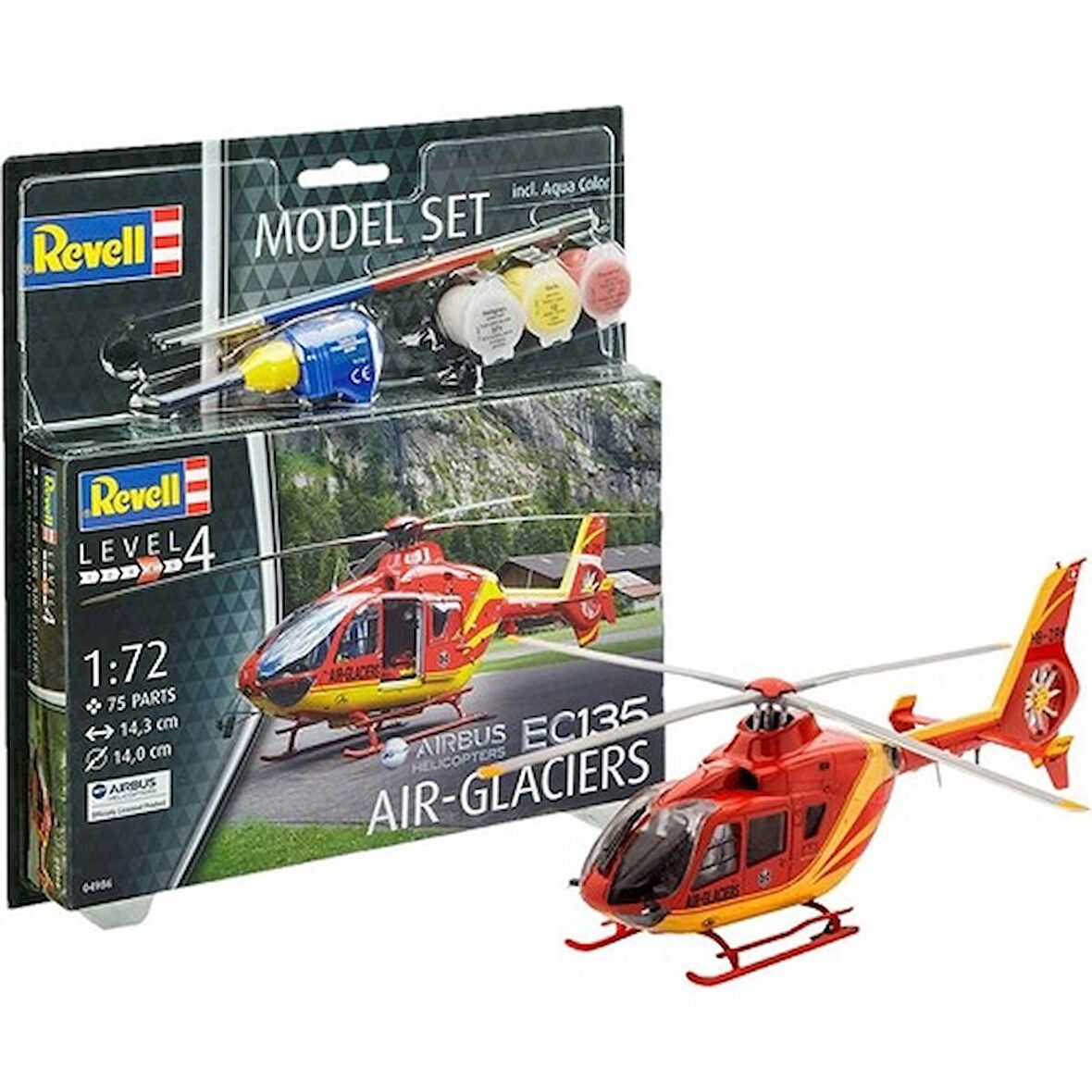 Revell Model Set EC135 Air-Glaciers VBU64986