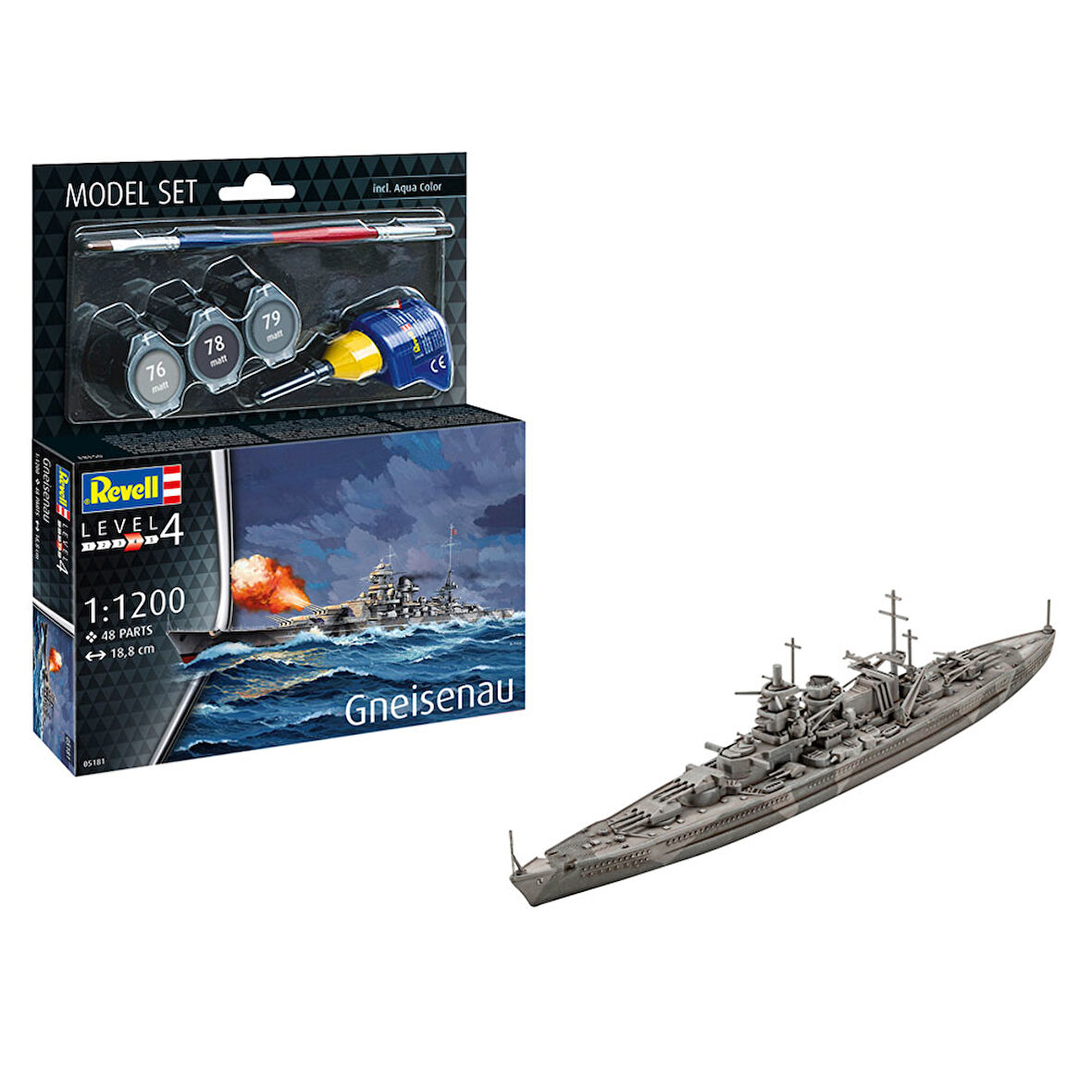 Revell Model Set Gemi Gneisenau 65181