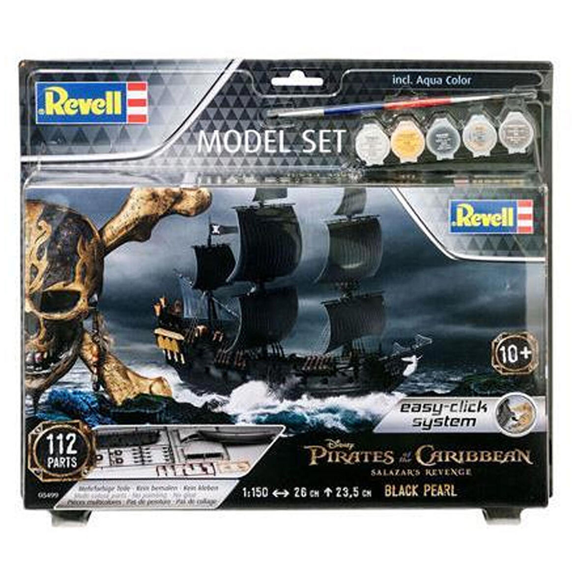 Revell Model Set Black Pearl (Karaip Korsanları) Easy Click 1:150 65499