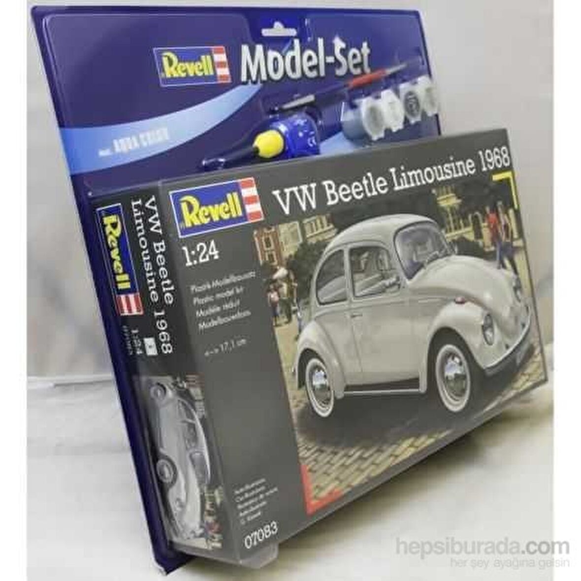 Revell Model VW Beetle Limousine 1968 1:24 Plastik Maket