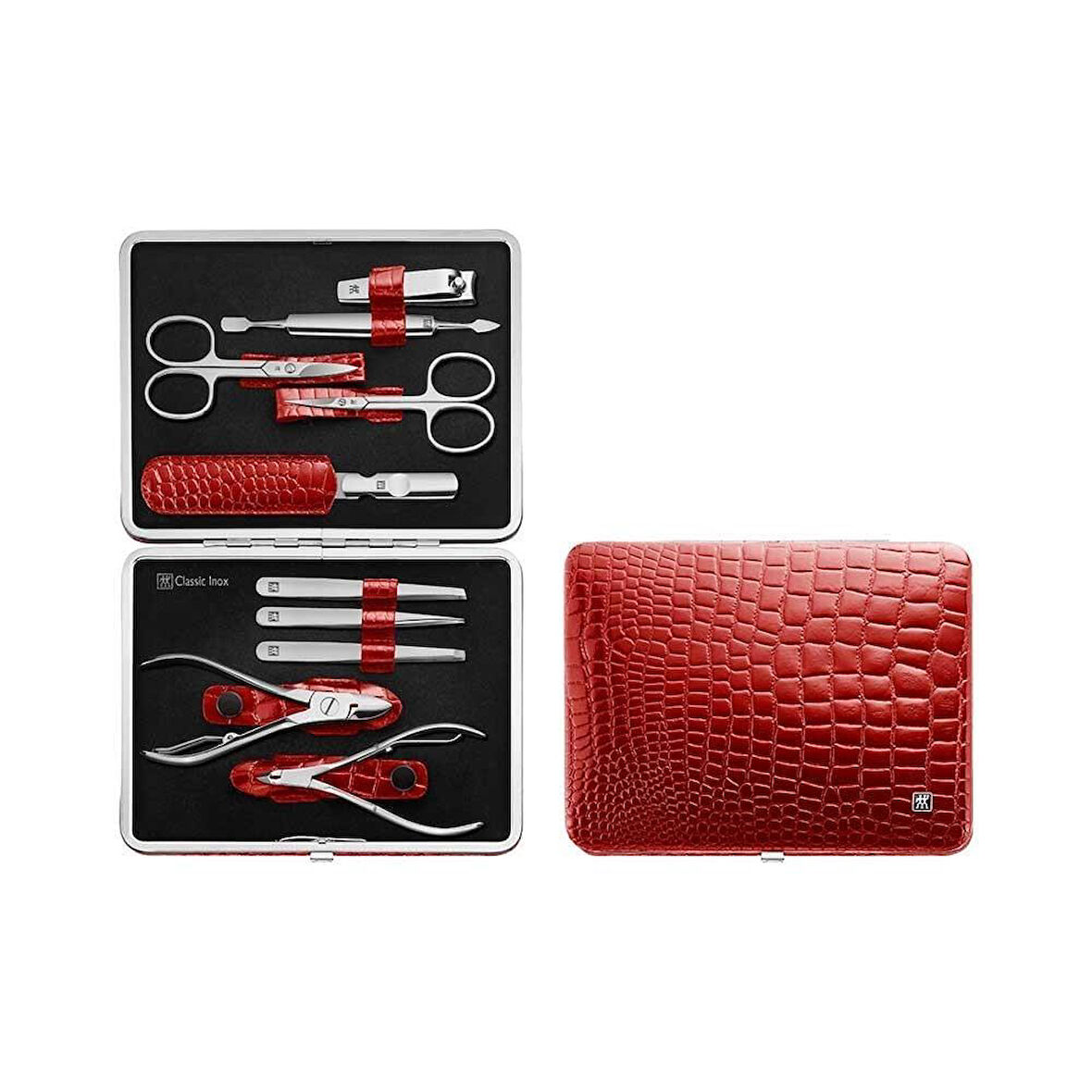 Zwilling Classic Dana Derisi Manikür Seti 10 Parça Kırmızı  