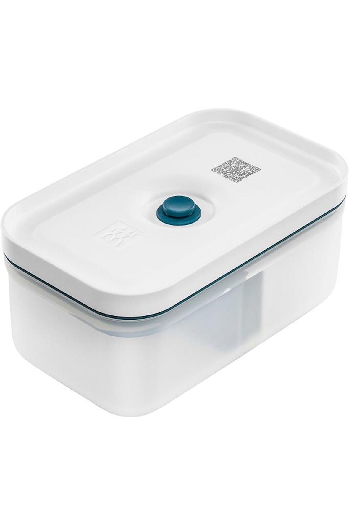 Zwilling Fresh & Save Vakumlu Yemek Taşıma Kabı, M, Plastik, Yarı Şeffaf-akdeniz Mavisi