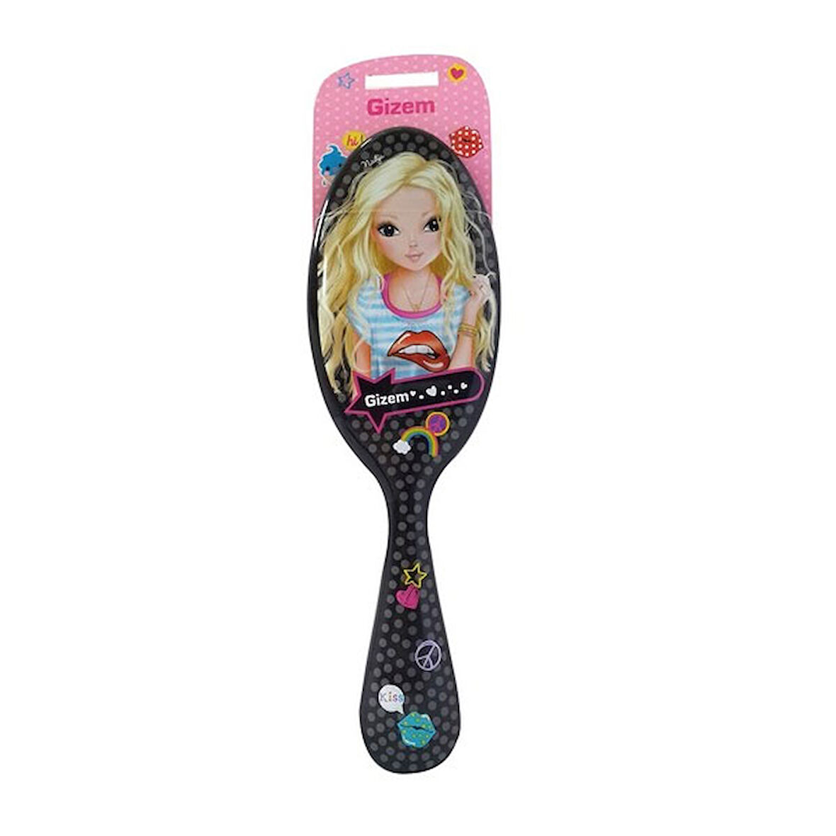 Top Model Saç Fırçası Siyah Gizem
