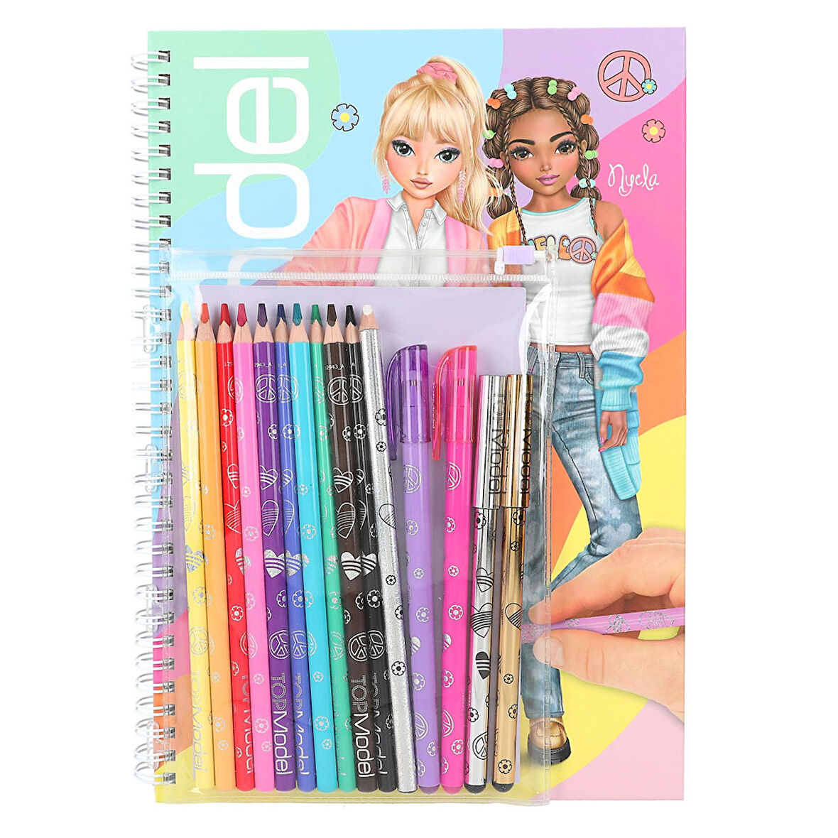 TOPModel Kalem Setli Boyama Kitabı 412943