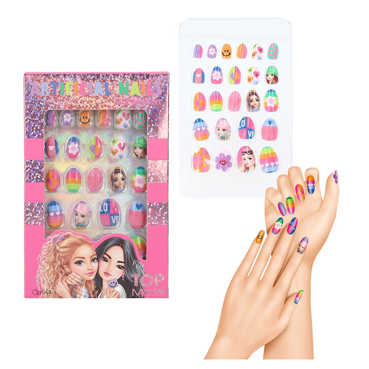 TOP Model Renkli Takma Tırnak 412945