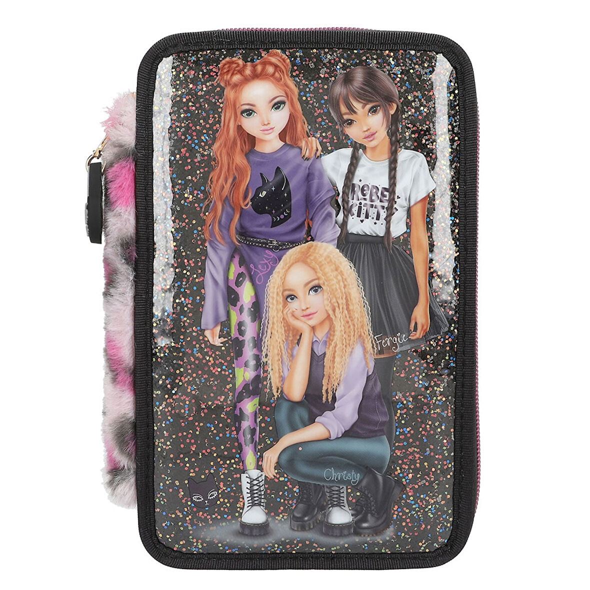 Top Model Dolu Kalem Kutusu Rebel Kitty 13017