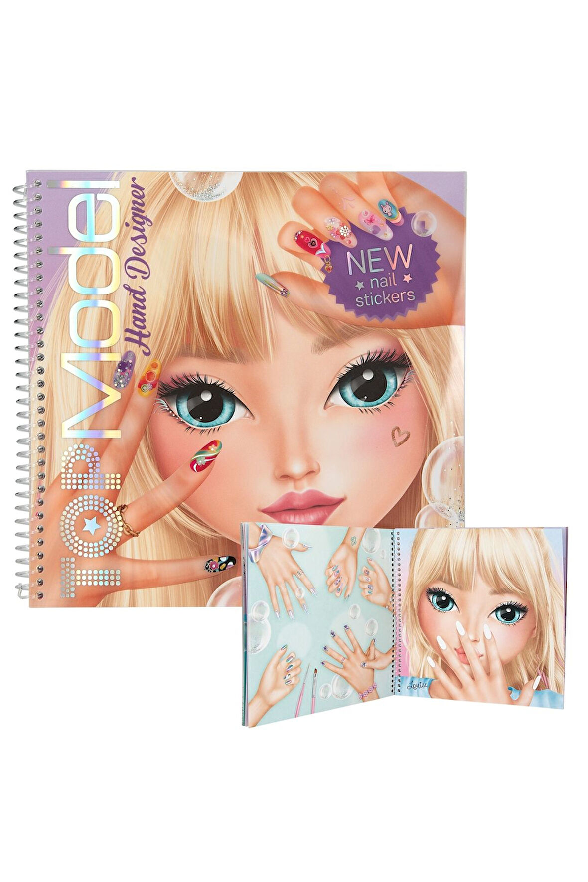 TOPModel Create Your Hand Design Colouring Book