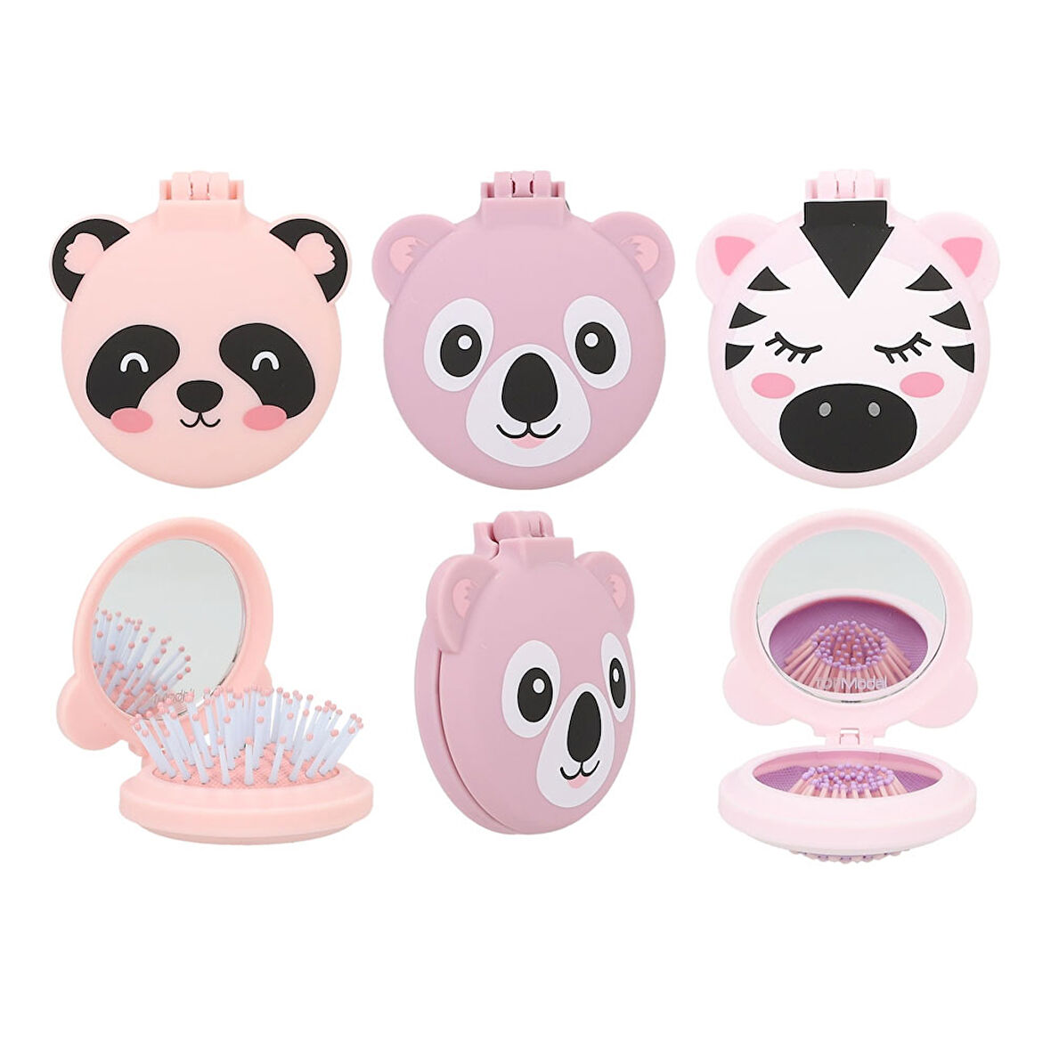 Topmodel Katlanır Aynalı Saç Fırçası