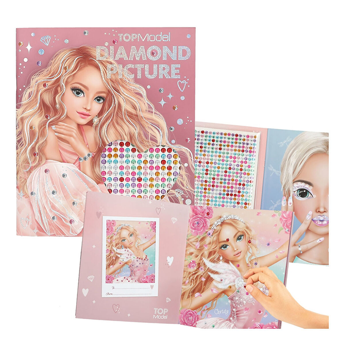 TOP Model Diamond Resimli Çıkartma Kitabı 13482