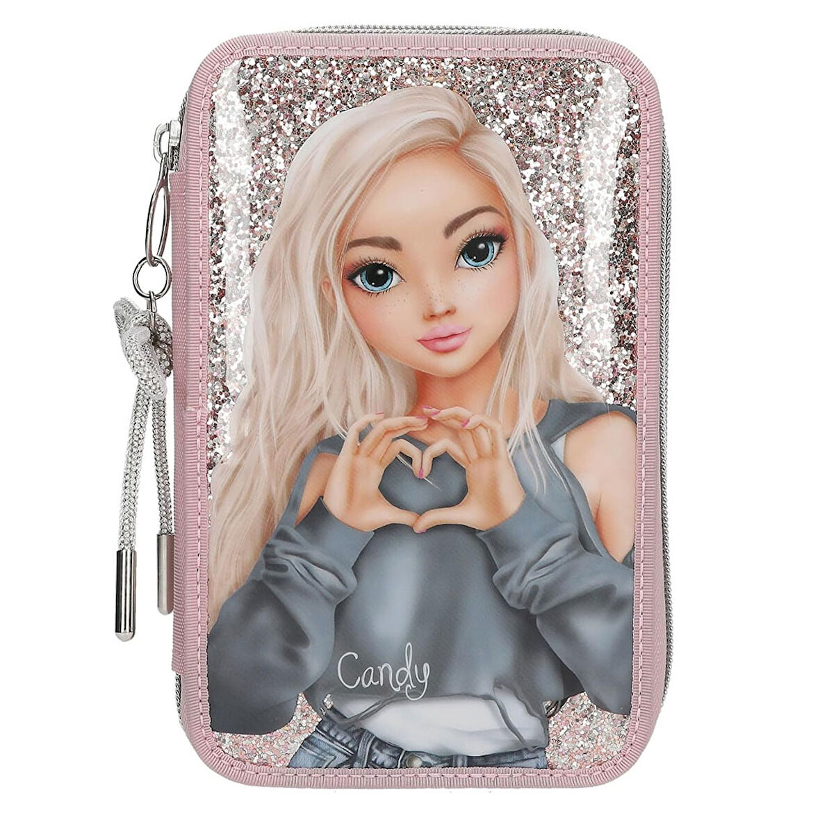 TOP Model 2 Katlı İçi Dolu Kalem Çantası My BFF 13293