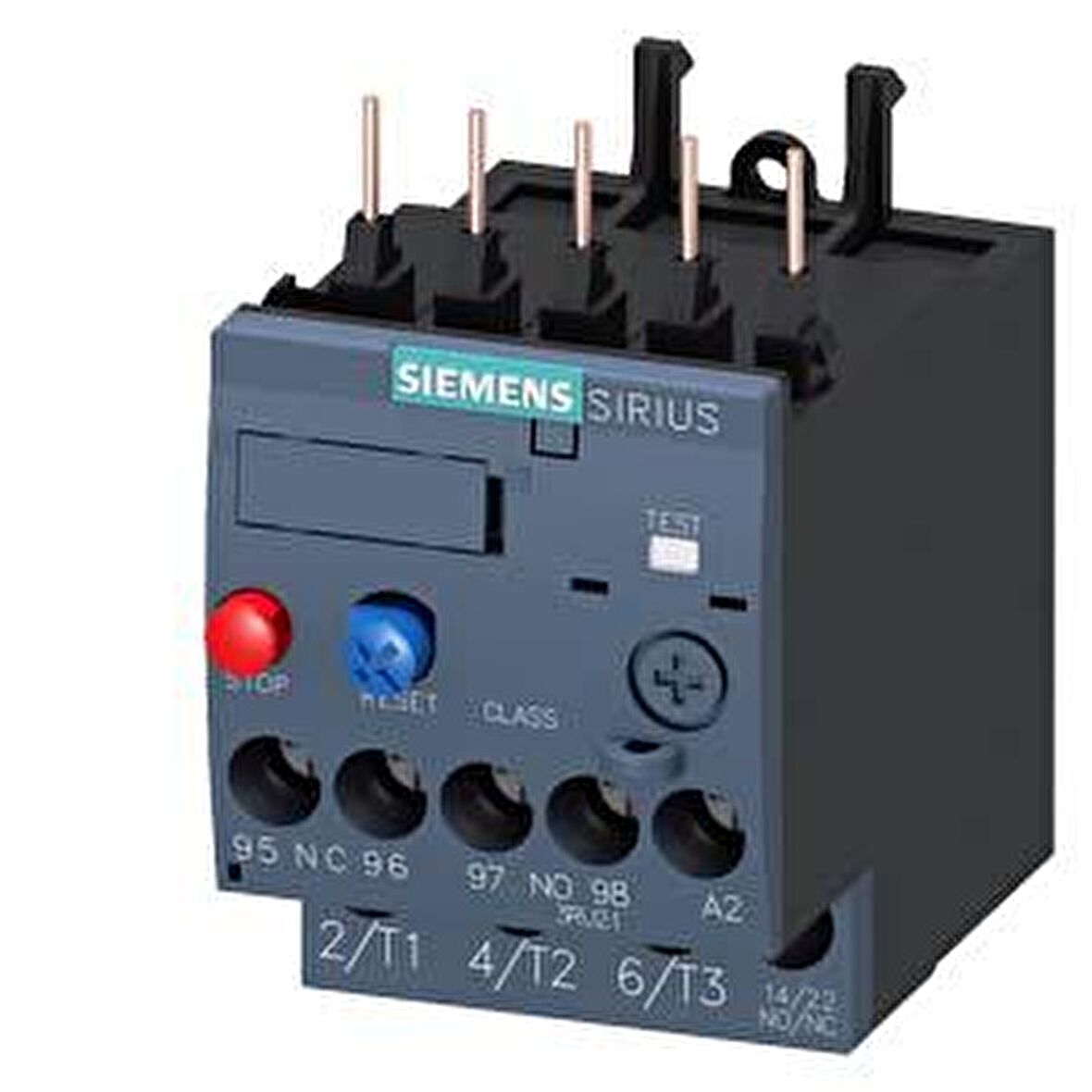 Siemens 3Ru2116-1Db0, Sirius Termik Röle, 1No-1Nc, 2.2-3.2 Amper