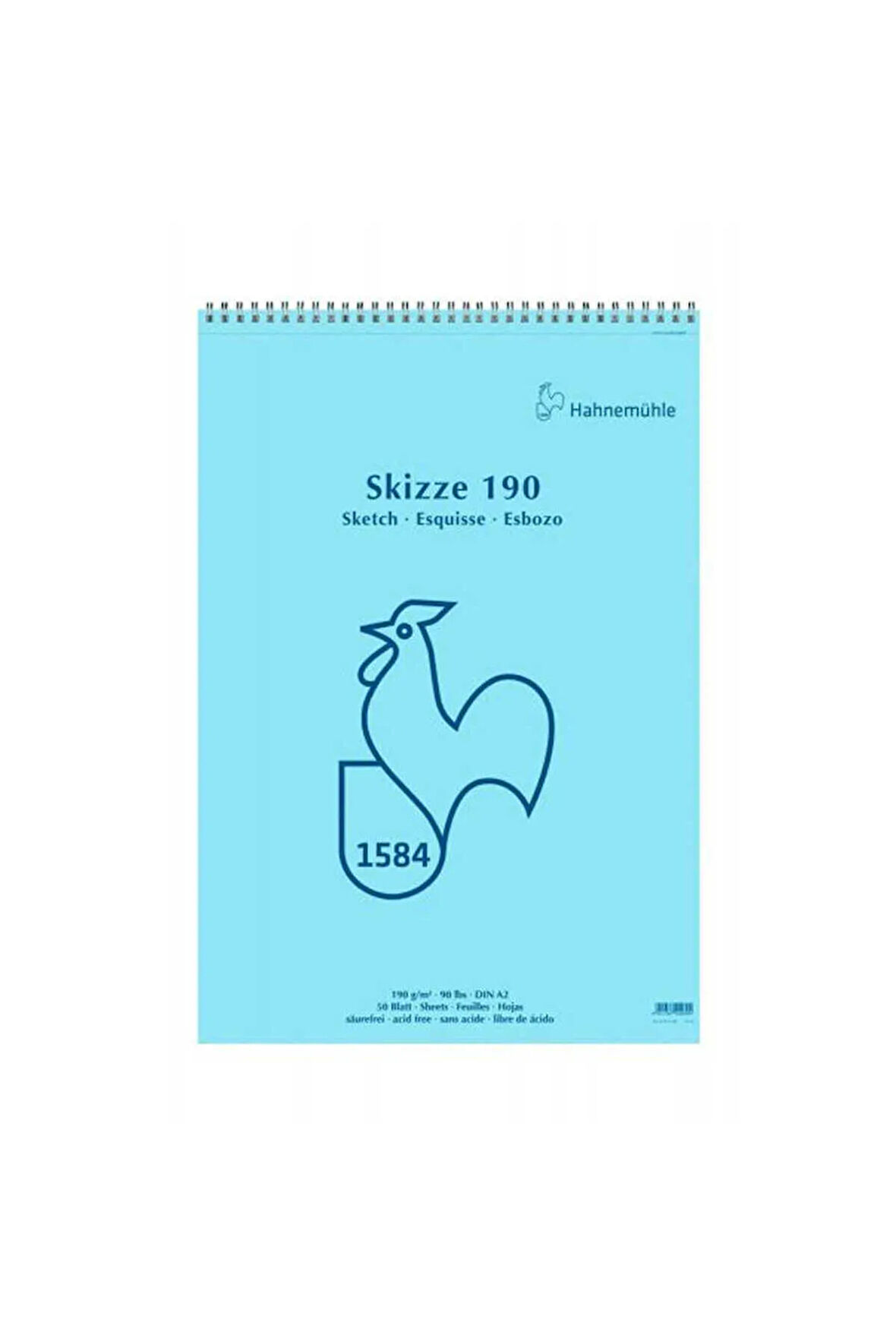 Sketch Pad Spiral 190g A2 50 Yaprak