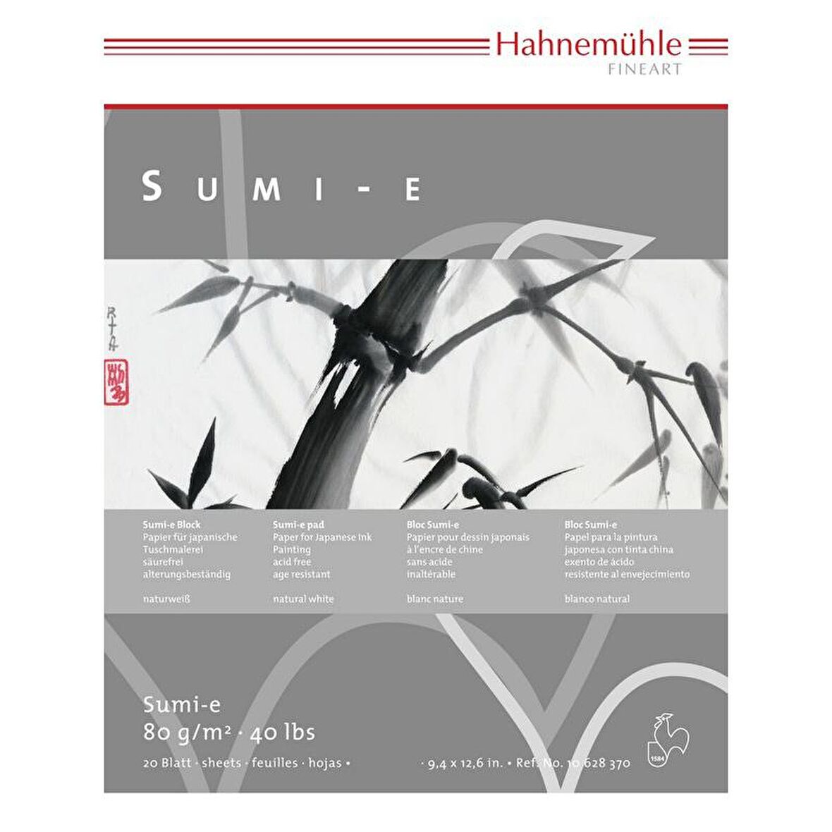 Hahnemühle Sumi-e Çizim Eskiz Blok 80 g 30x40
