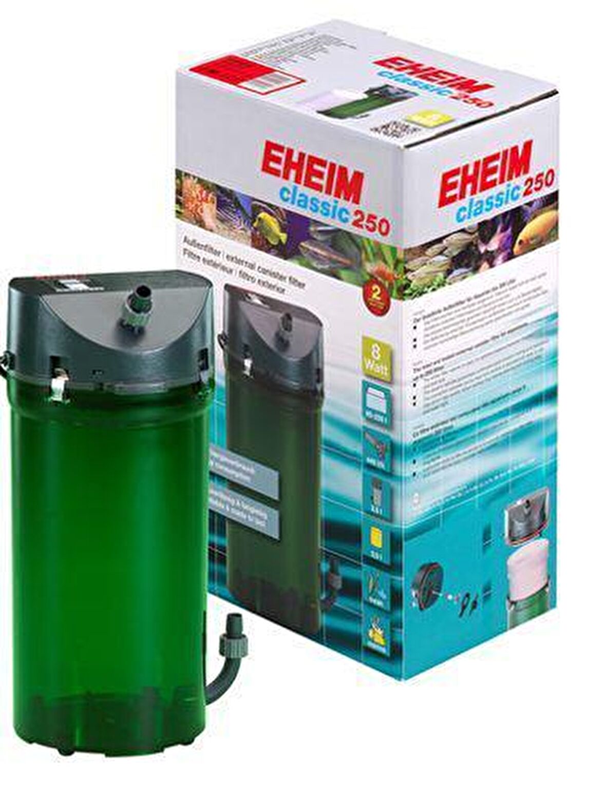 Eheim Classic 2213-01 Akvaryum Dış Filtre  440 L/hr - 8 watt