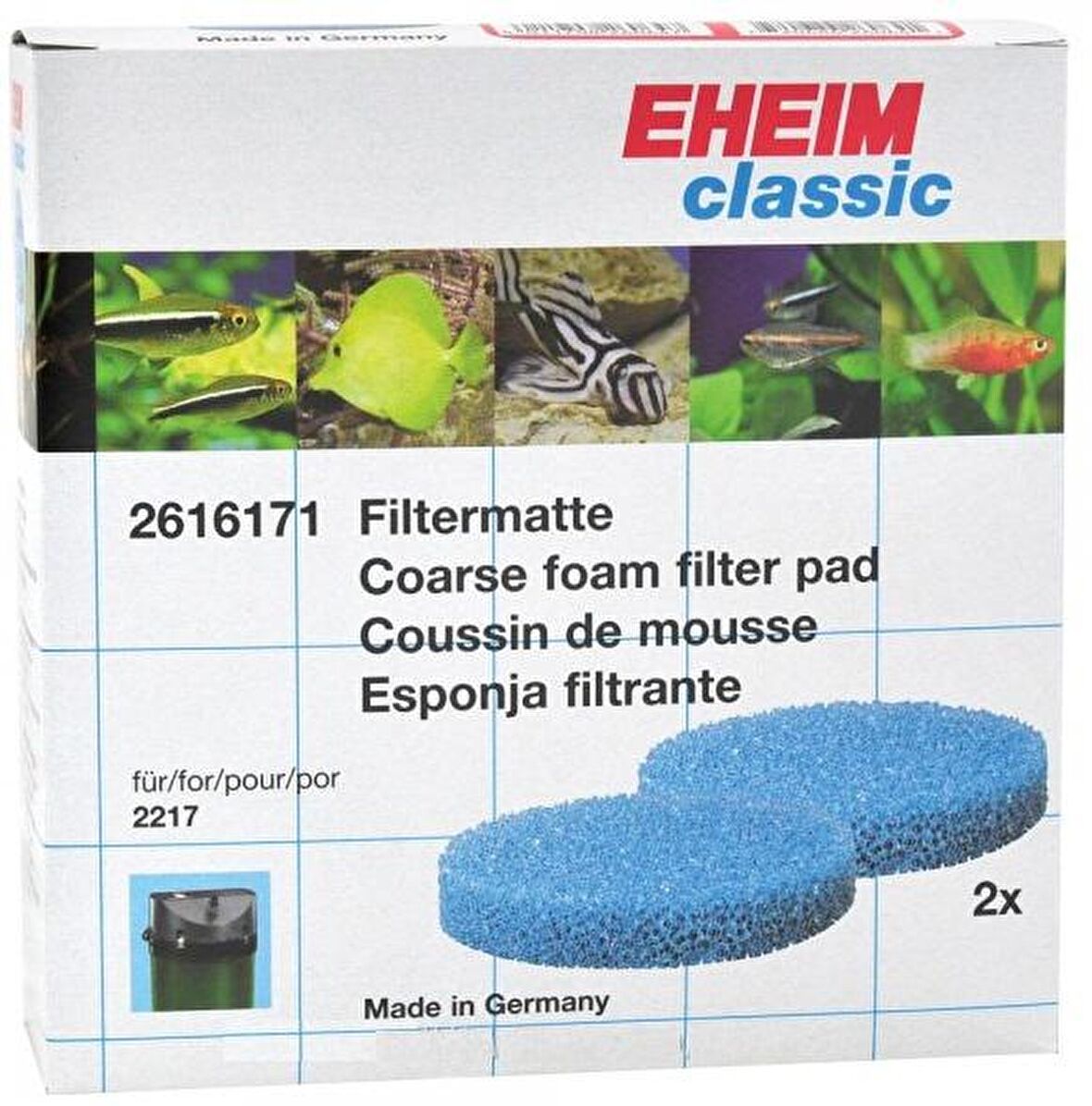 Eheim 2217 Filtre Süngeri Mavi 2 adet