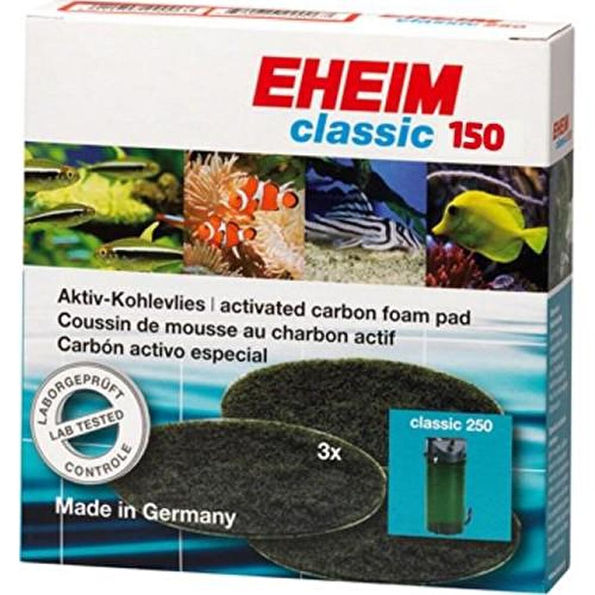 Eheim 2211 Classic 150 Karbonlu Yedek Sünger 3 Ad.