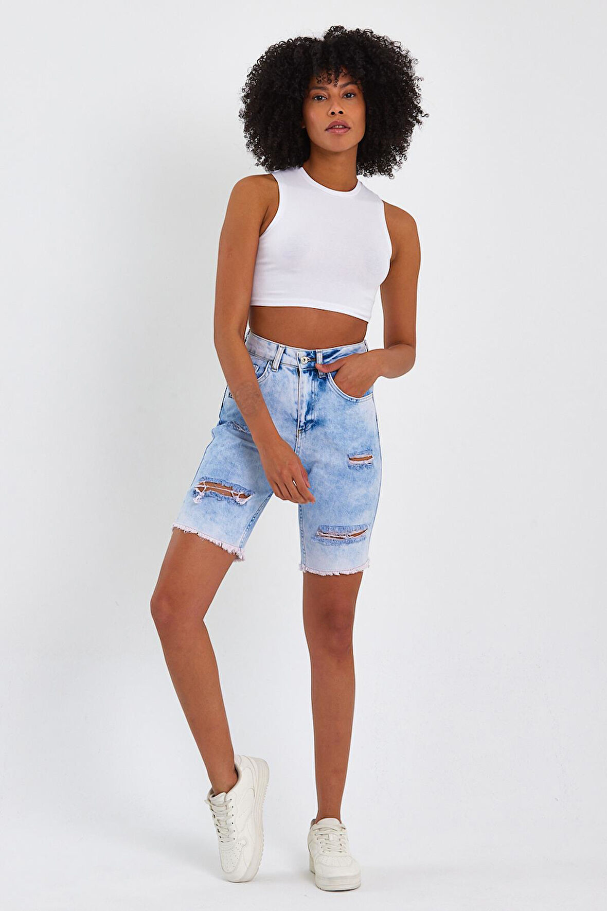 ALEXANDERGARDİ ÖZEL KOLEKSİYON DENİM ŞORT(4011M)