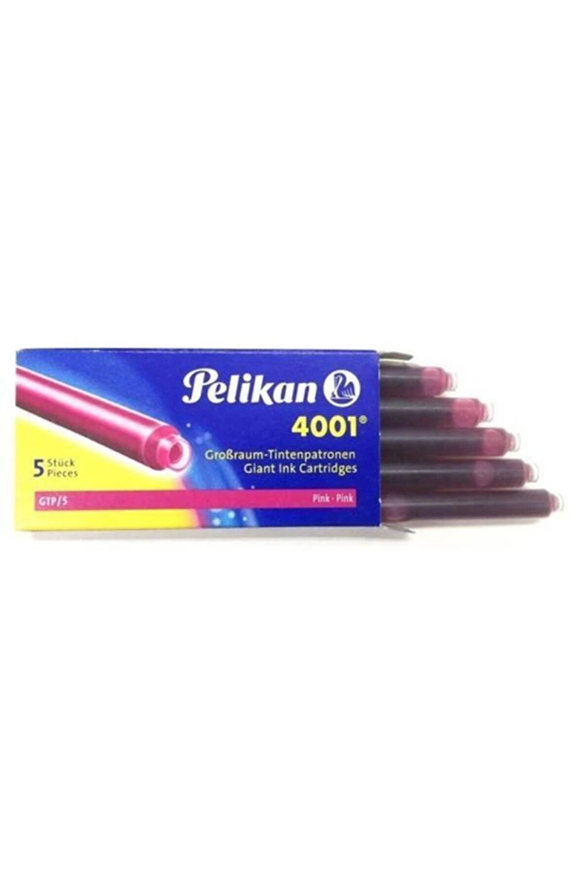 Pelikan Kartuş Pembe Özel Seri Uzun Dolmakalem Kartuşu