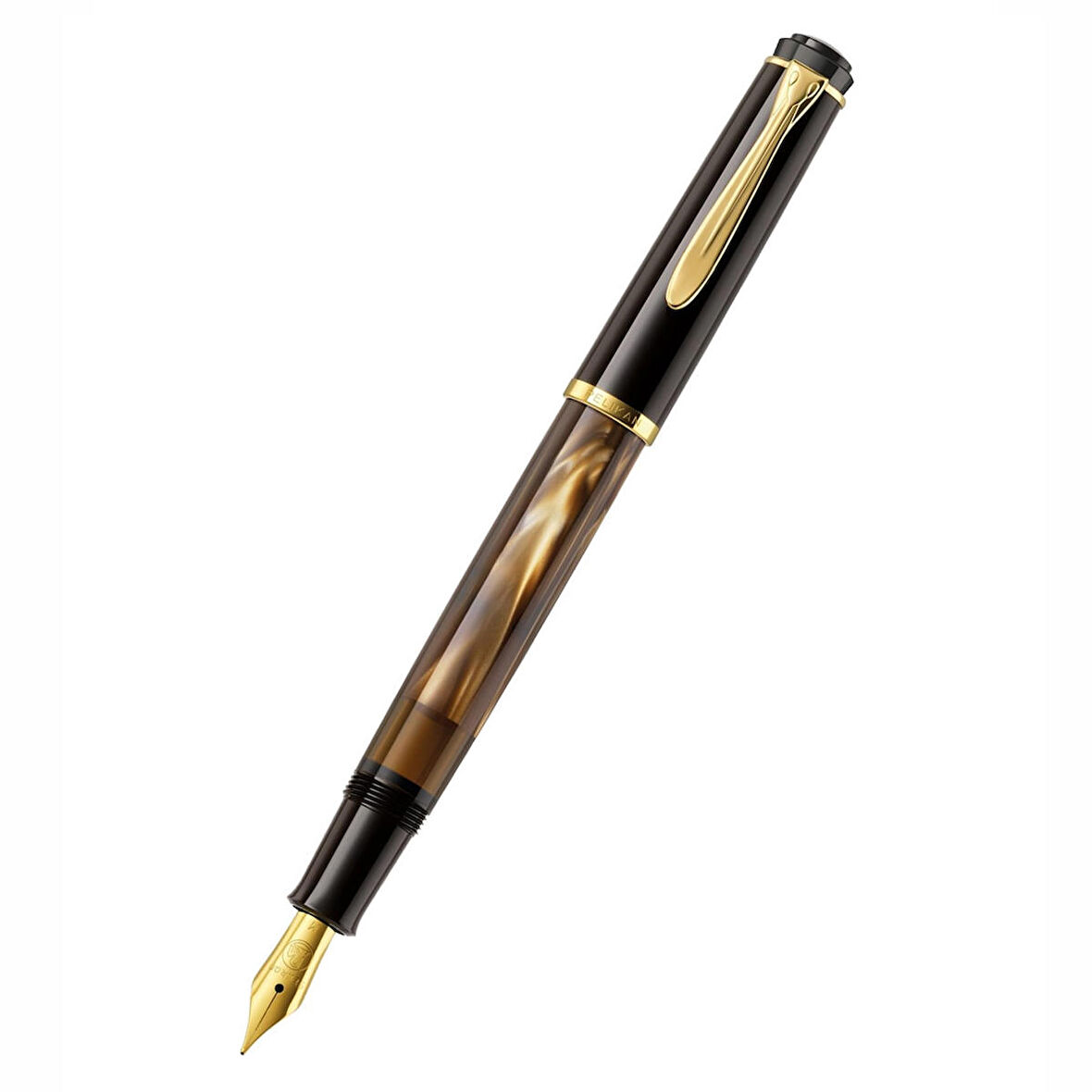 Pelikan M200 Dolma Kalem Marble Brown F