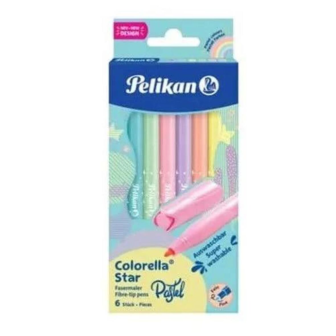 Pelikan Keçeli Kalem Colorella Pastel 6 Lı Paket / Pelikan