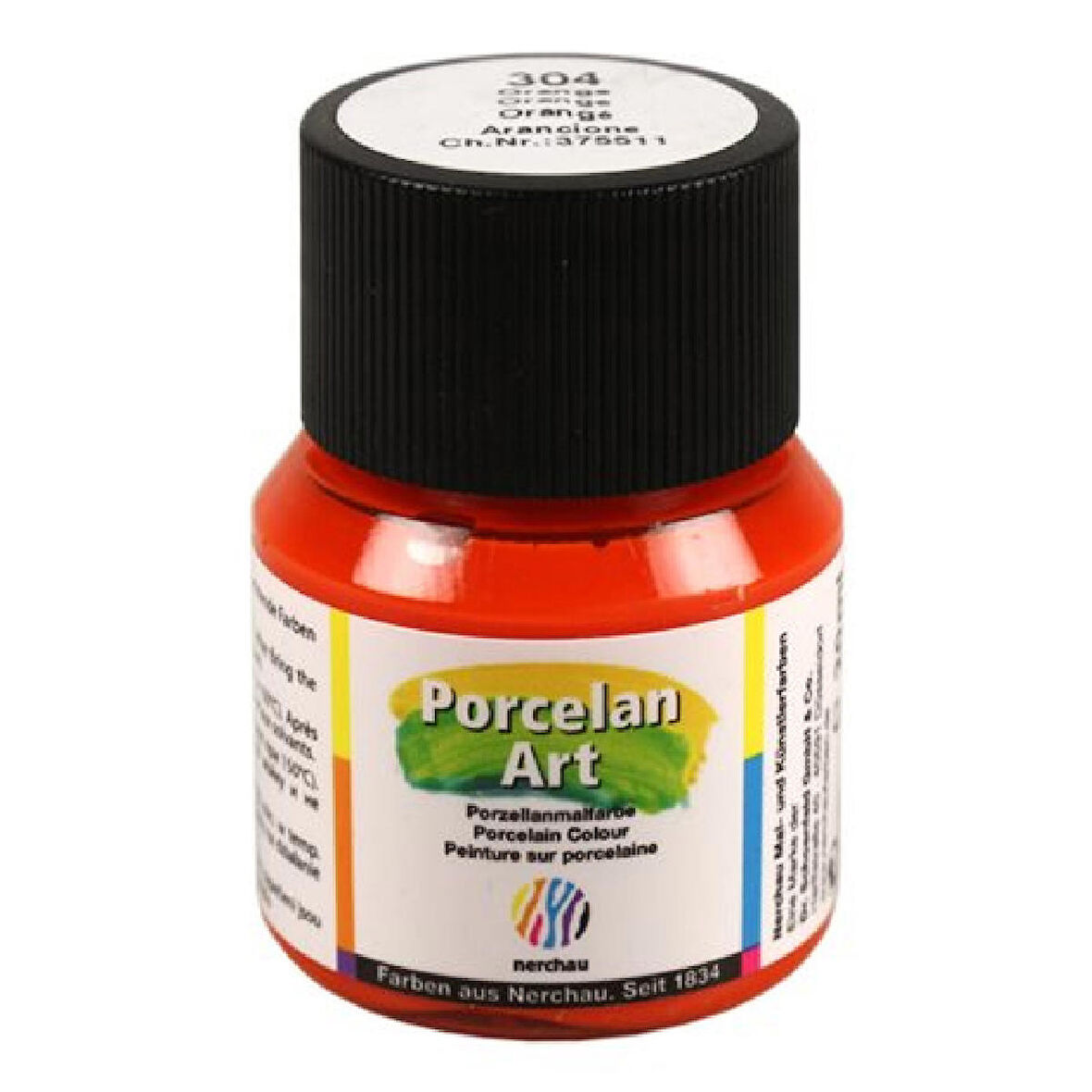Nerchau Orange 20 ml Porselen Boyası 431304