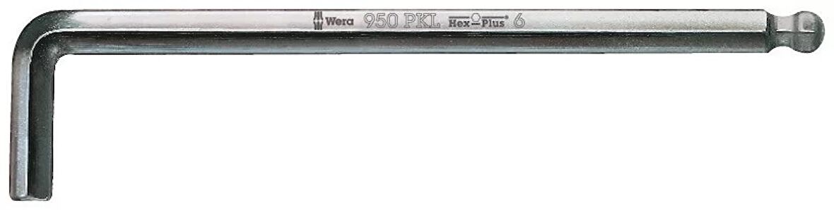 Wera 950 PKL Hex-Plus Krom Top Baş Alyan 2,5mm 05022054001