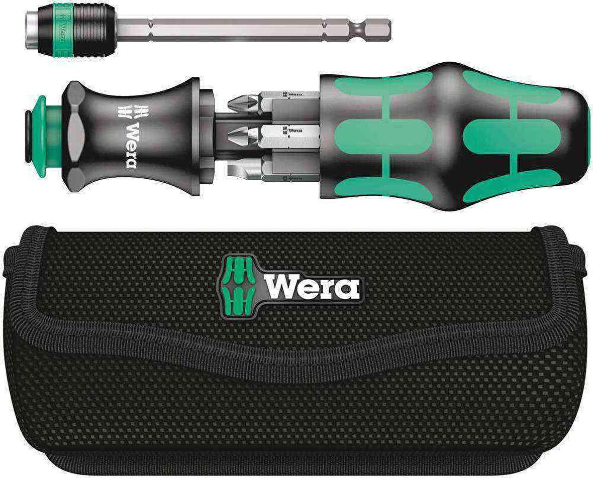 WERA Kraft Kompakt 20 Çantalı Tornavida Bits Set 05051021001