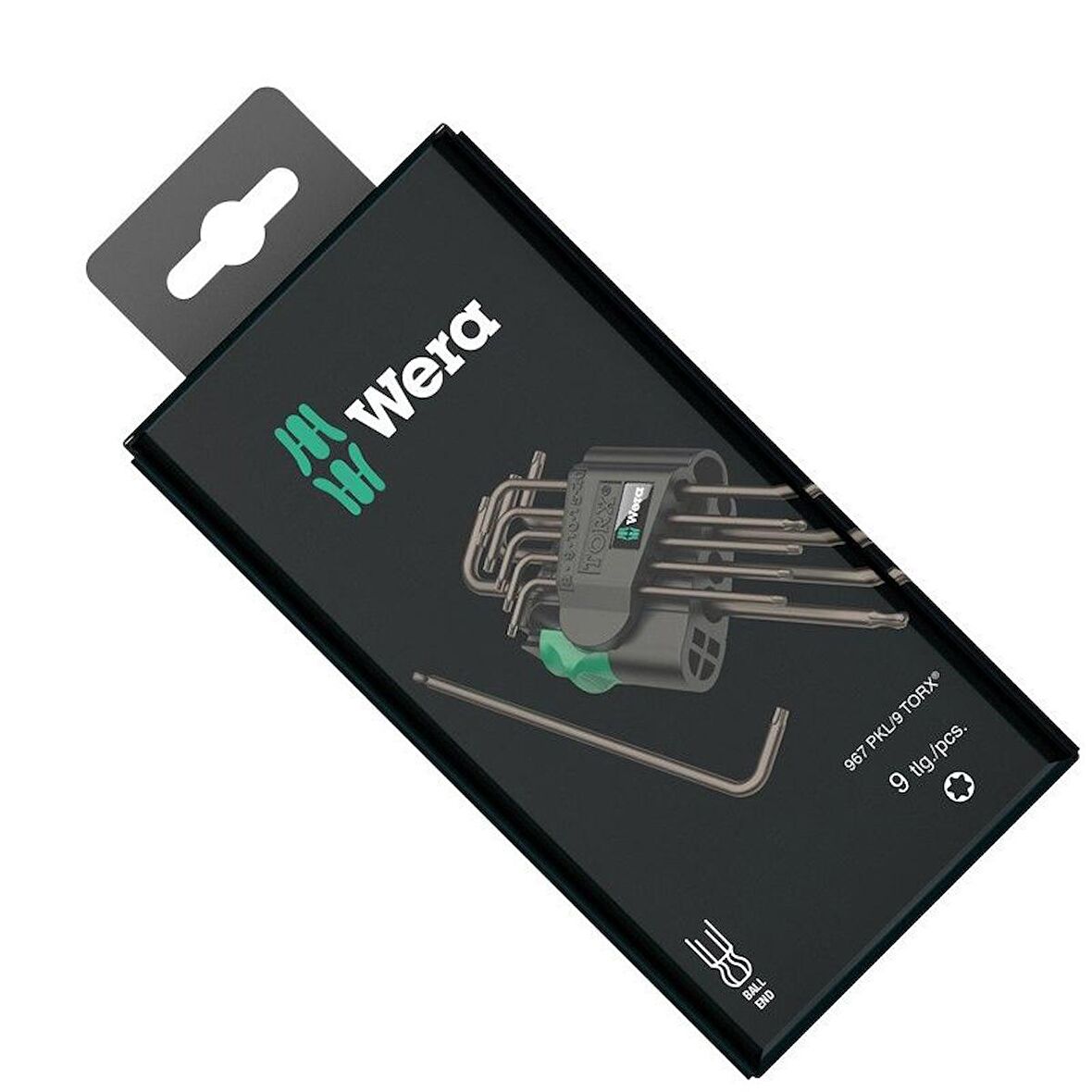 Wera 967/9 PKL SB Torx Topbaş Alyan Set 05073598001