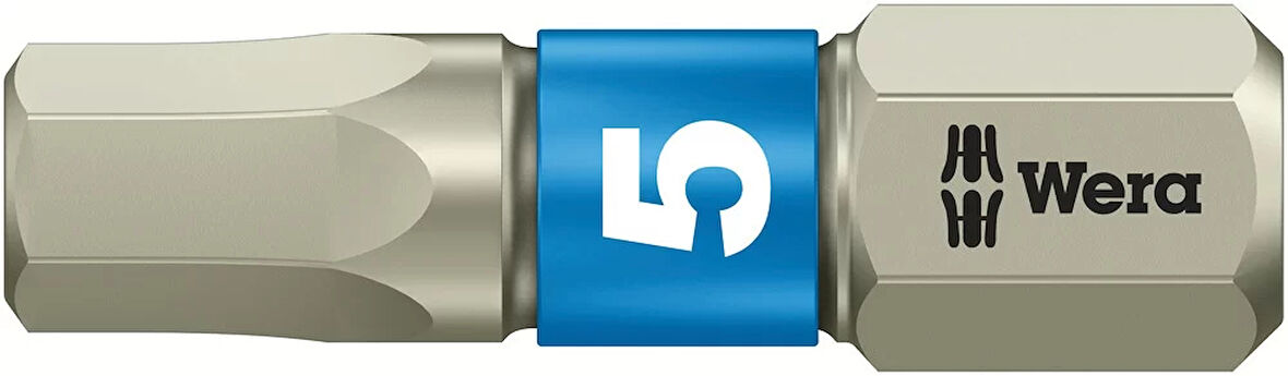 Wera 3840/1 TS Bits, Paslanmaz, 5 x 25 mm