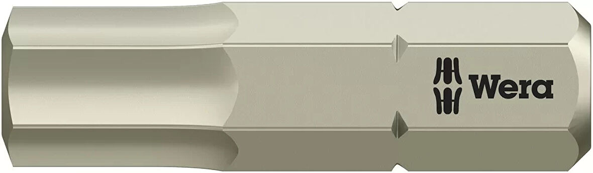 Wera 3840/1 TS Bits, Paslanmaz, 6 x 25 mm