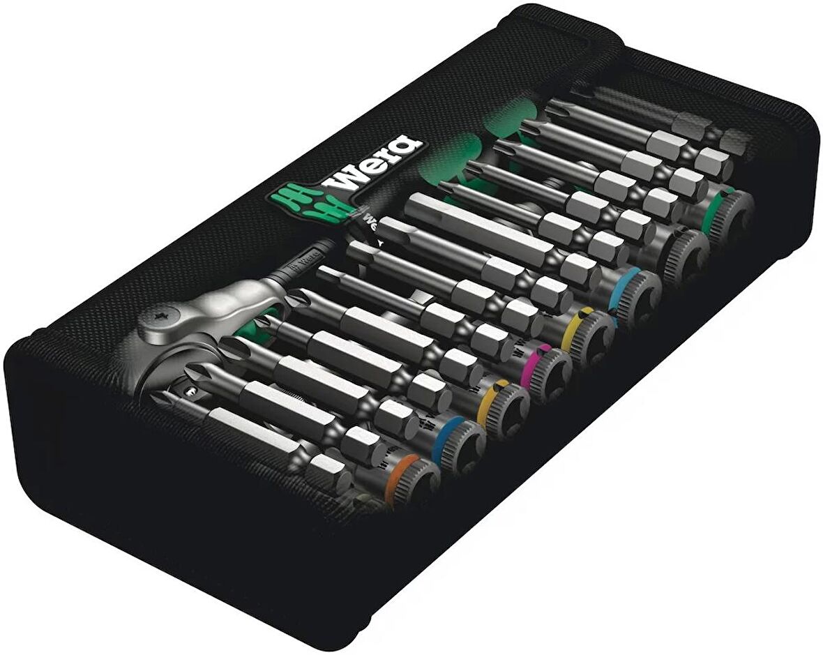 Wera 8100 SA 6 Zyklop Cırcırlı Lokma Bits Seti 1/4" 05004016001