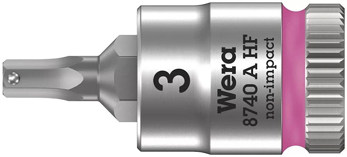 Wera 8740 A HF Hex-Plus 1/4" Lokma 3x28mm 05003332001