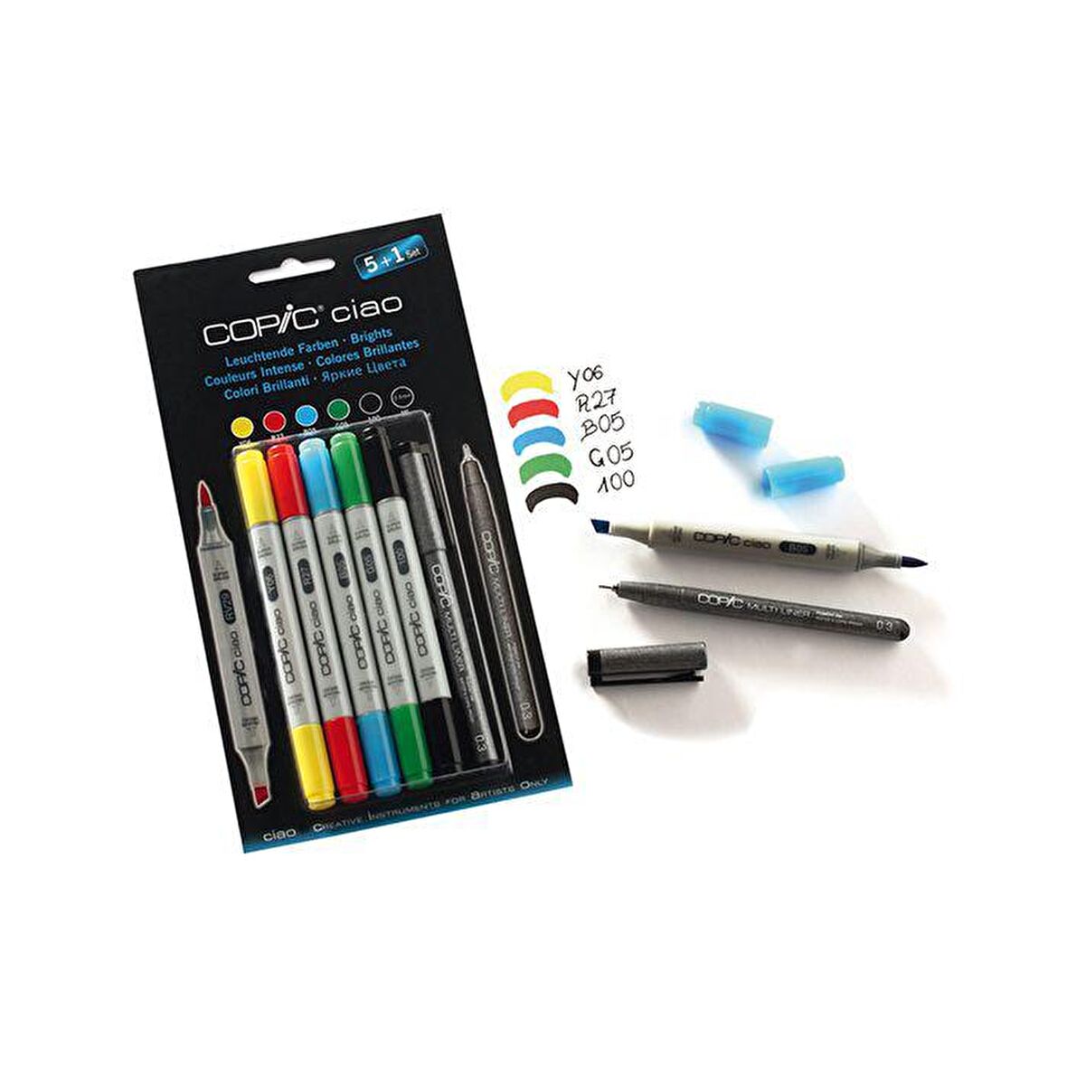 Copic Ciao Marker Set 5+1 Brights