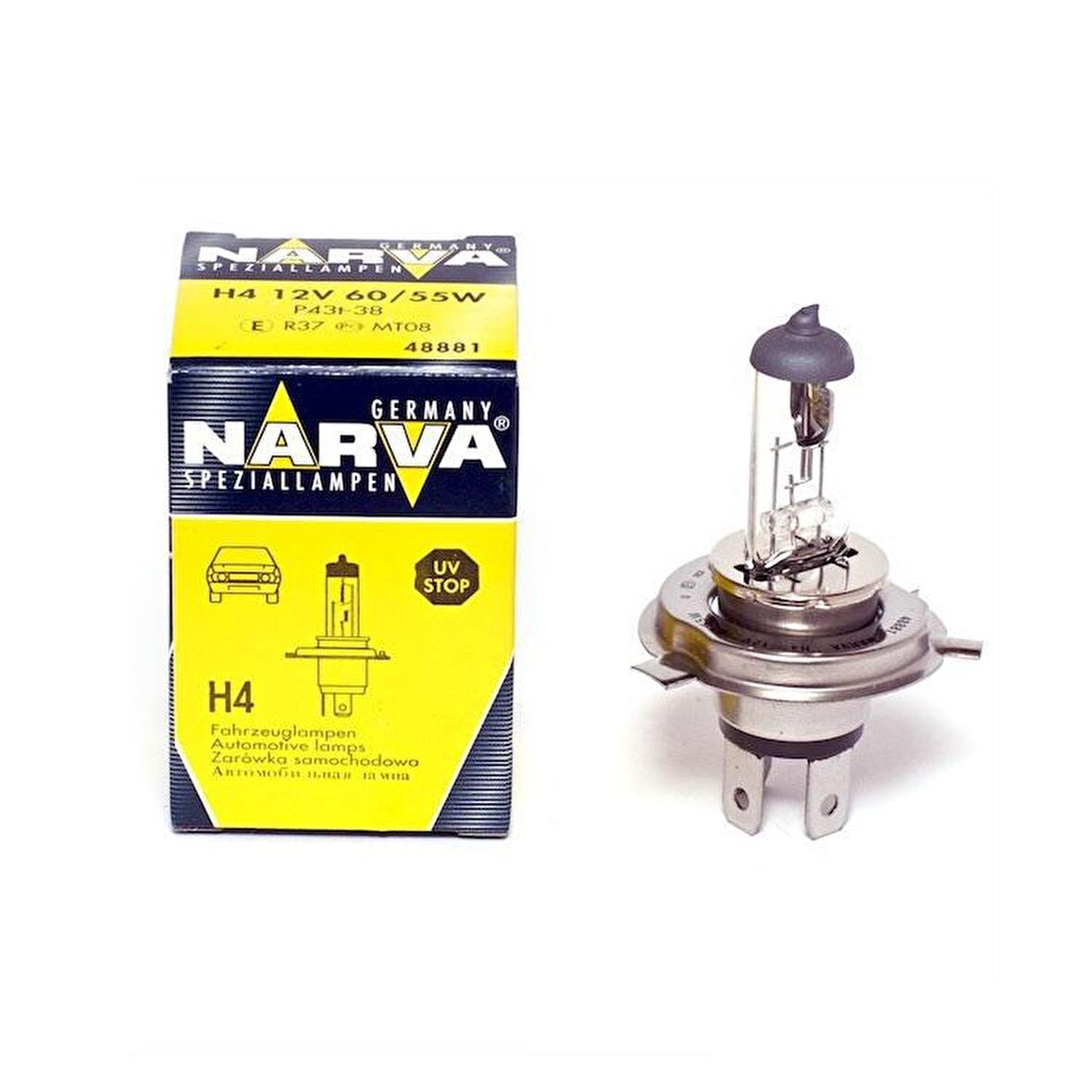 NARVA FAR AMPÜLÜ 12V 60/55W H4 TIRNAKLI