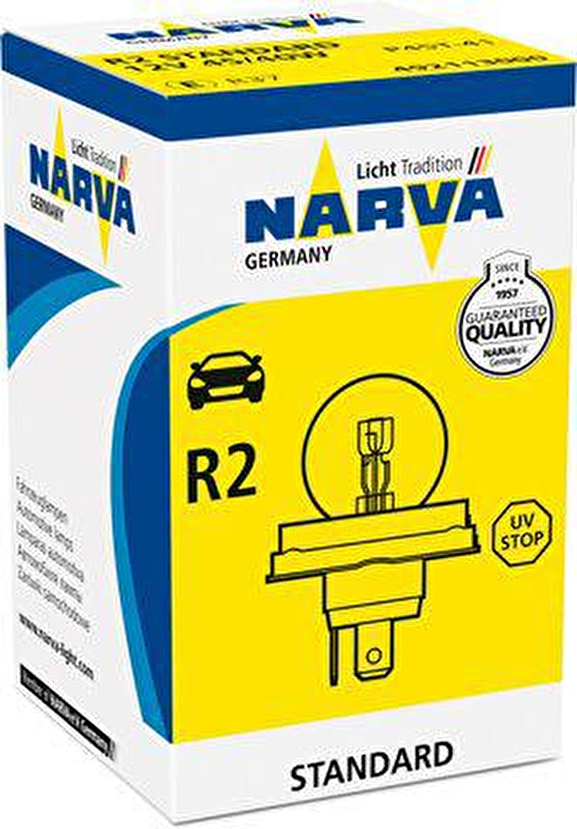 NARVA AMPUL 12V 3 FİŞLİ FAR R2 10 ADET