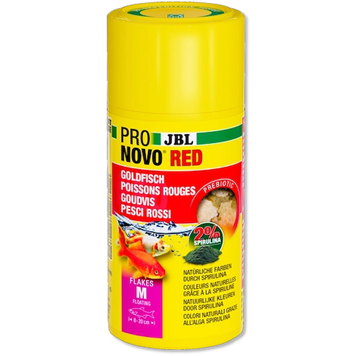 Jbl Pro Novo Red Flakes Medium 18 Gr Kutu Yem