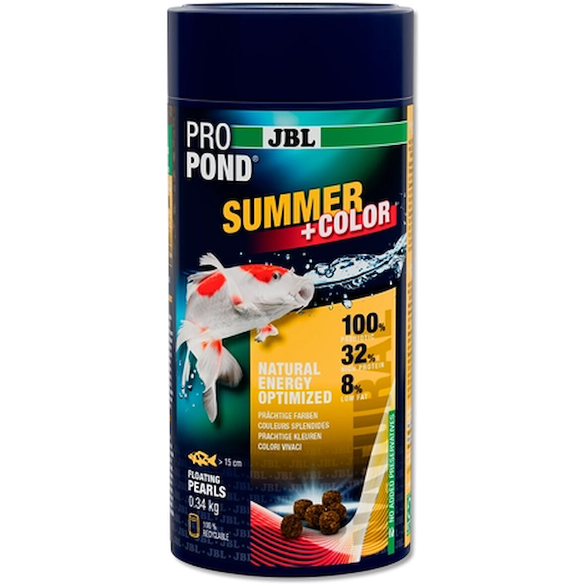 Jbl Pro Pond Summer Color 340 Gr Kutu Yem