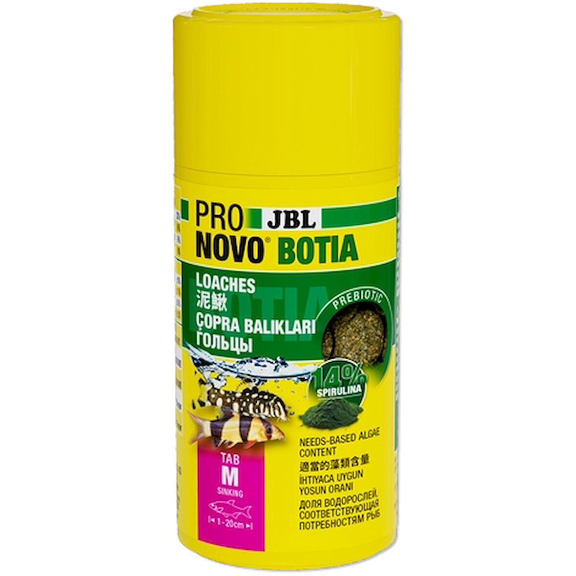 Jbl Pro Novo Botia Tab Medium 580 Gr Kutu Yem