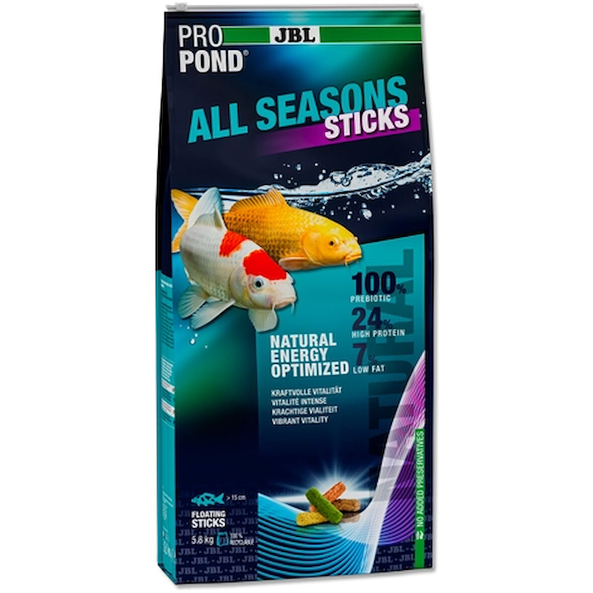 Jbl Pro Pond All Seasons Sticks 5800 Gr / 32 Lt Yem