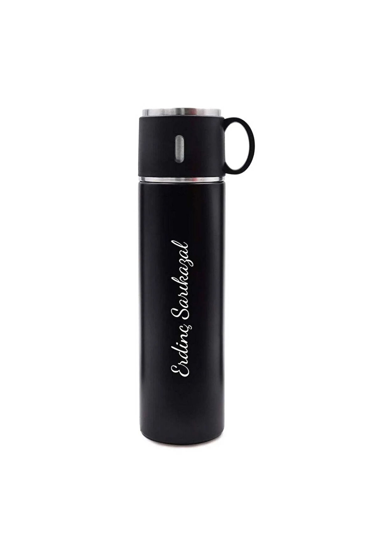 Bardaklı Siyah Termos