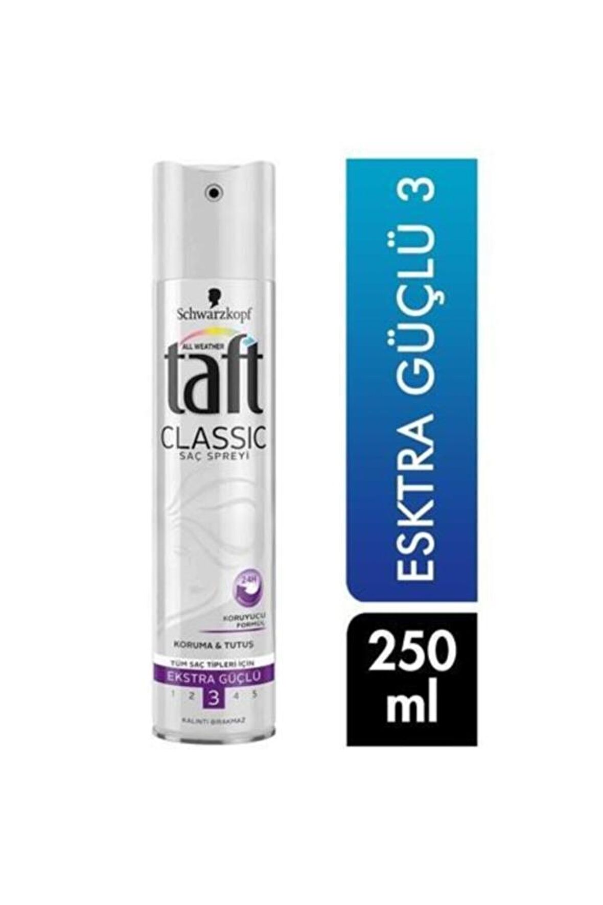 Taft Saç Spreyi 250ml Classıc Extra Sert 3