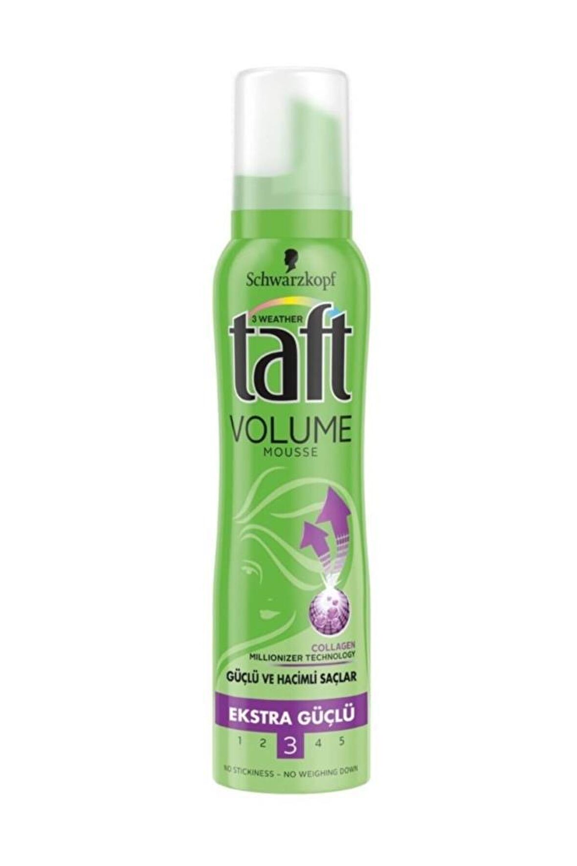 Taft Saç Köpüğü Volume Ekstra Güçlü 3 150 Ml