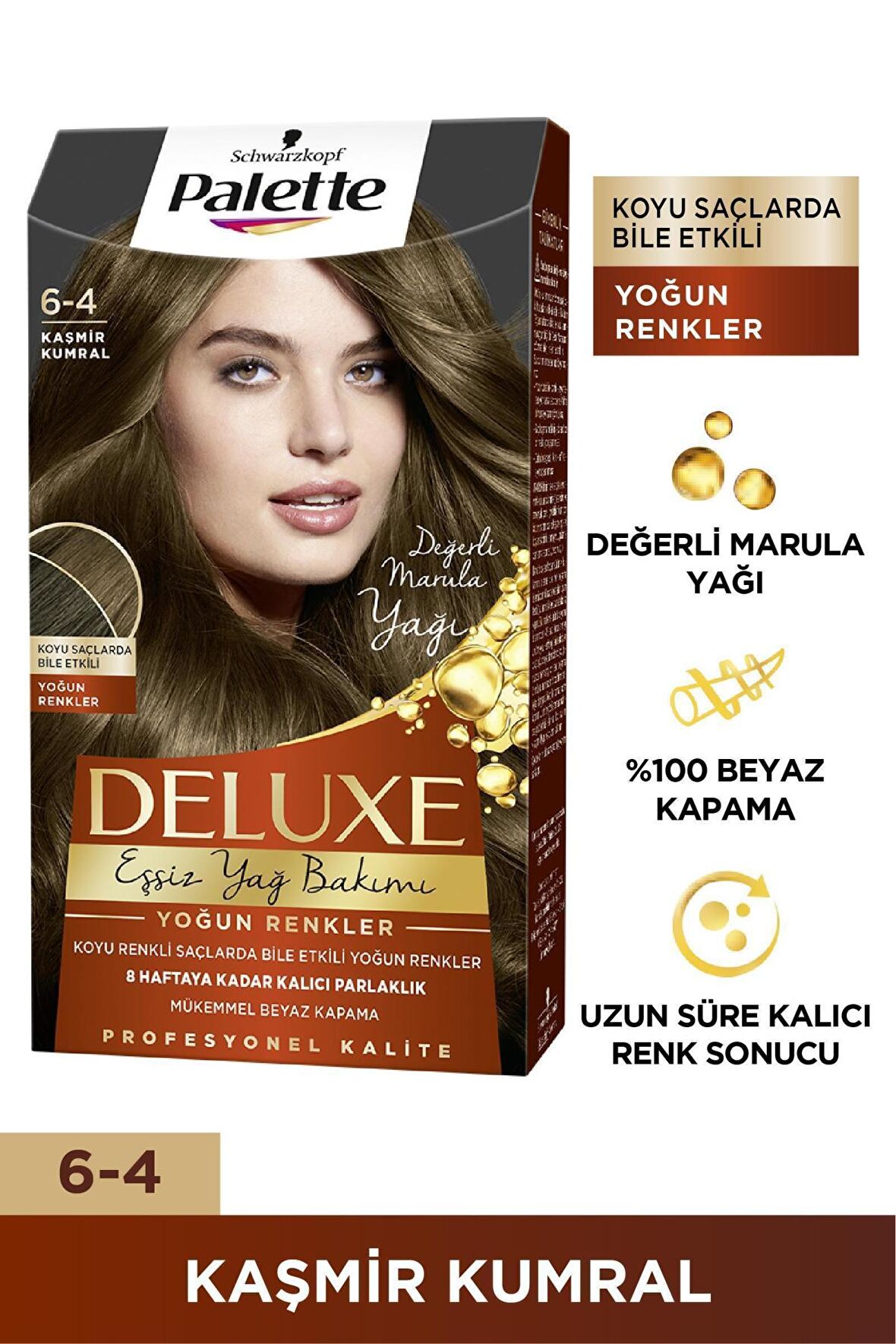 Palette Deluxe Saç Boyası 6-4 Kaşmir Kumral