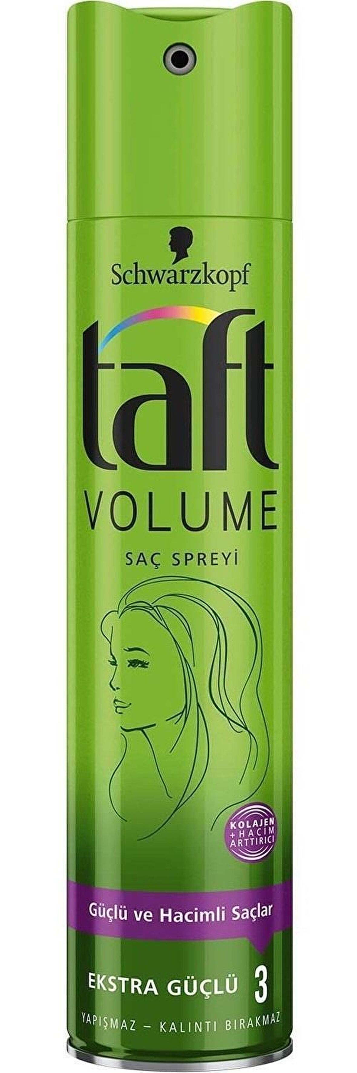 Taft Saç Spreyi 250 ML Volume Ekstra Güçlü