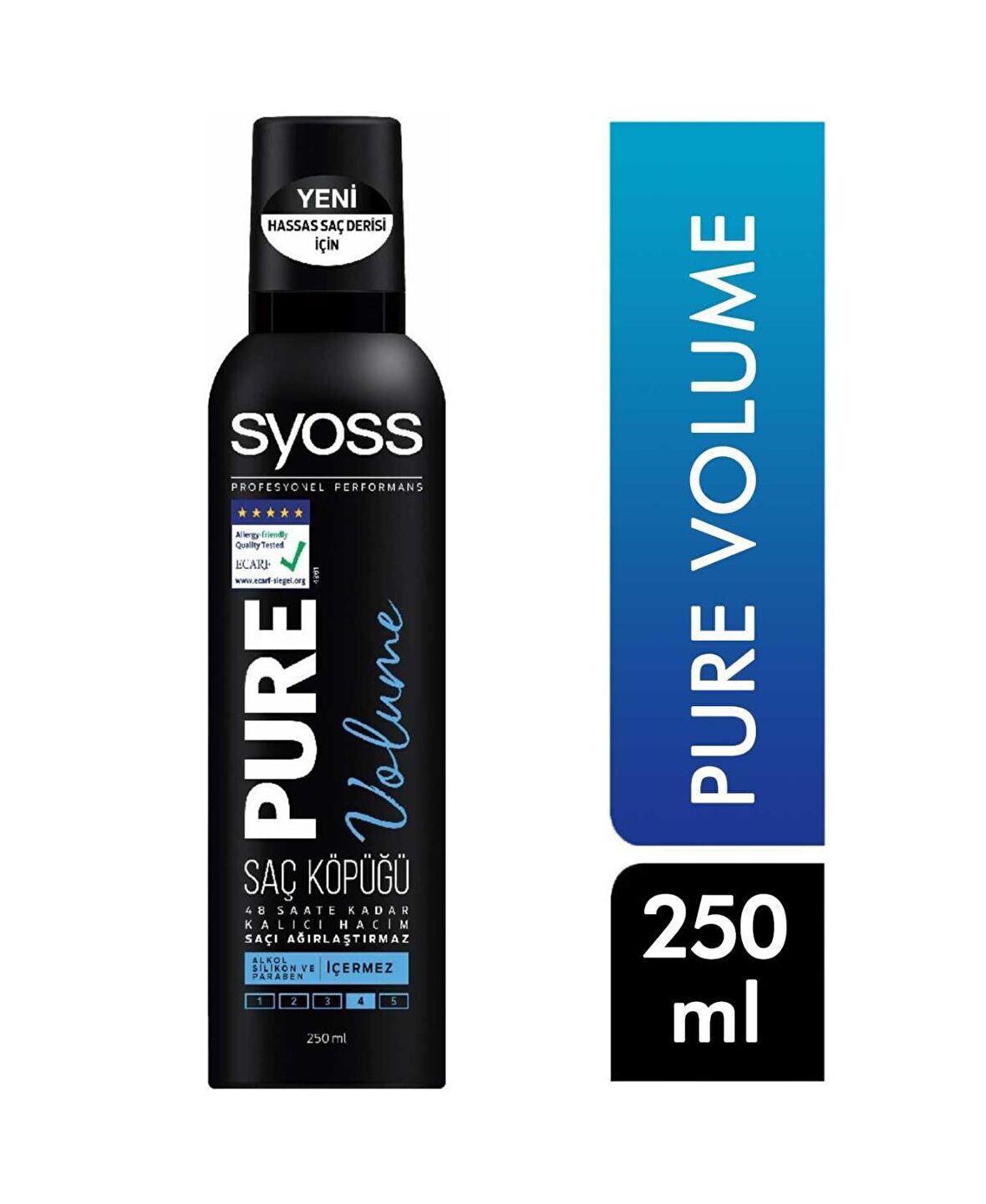 Syoss Saç Köpüğü Pure Volume Lıft Yoğun Hacim 250 Ml