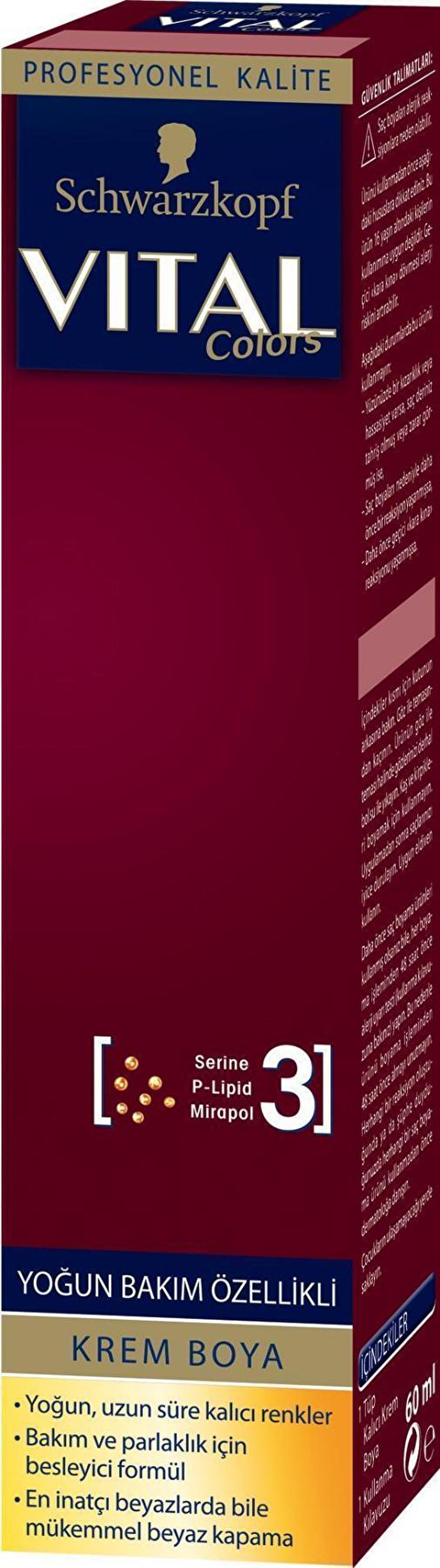 Schwarzkopf Vital Colors Saç Boyası 60 Ml. 
