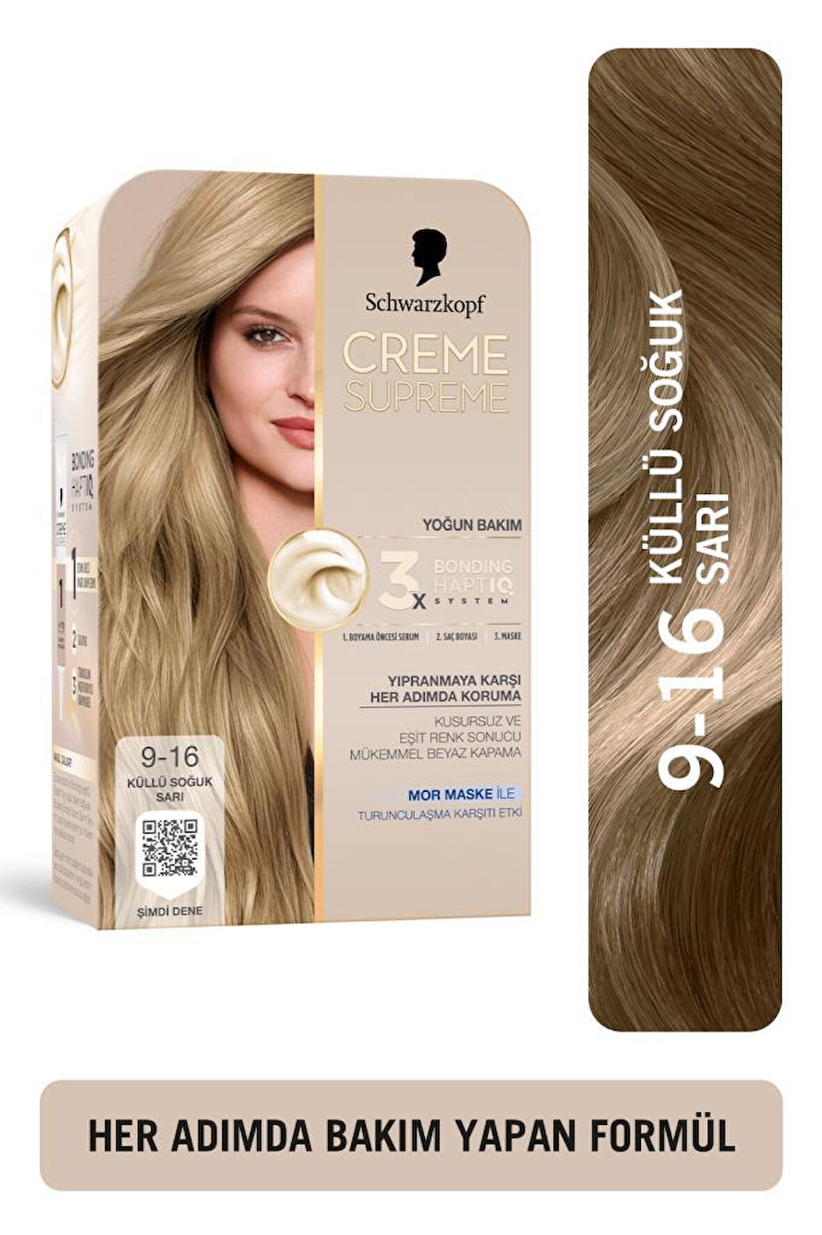 Creme Supreme Full Kit 9-16 Küllü Soğuk Sarı 