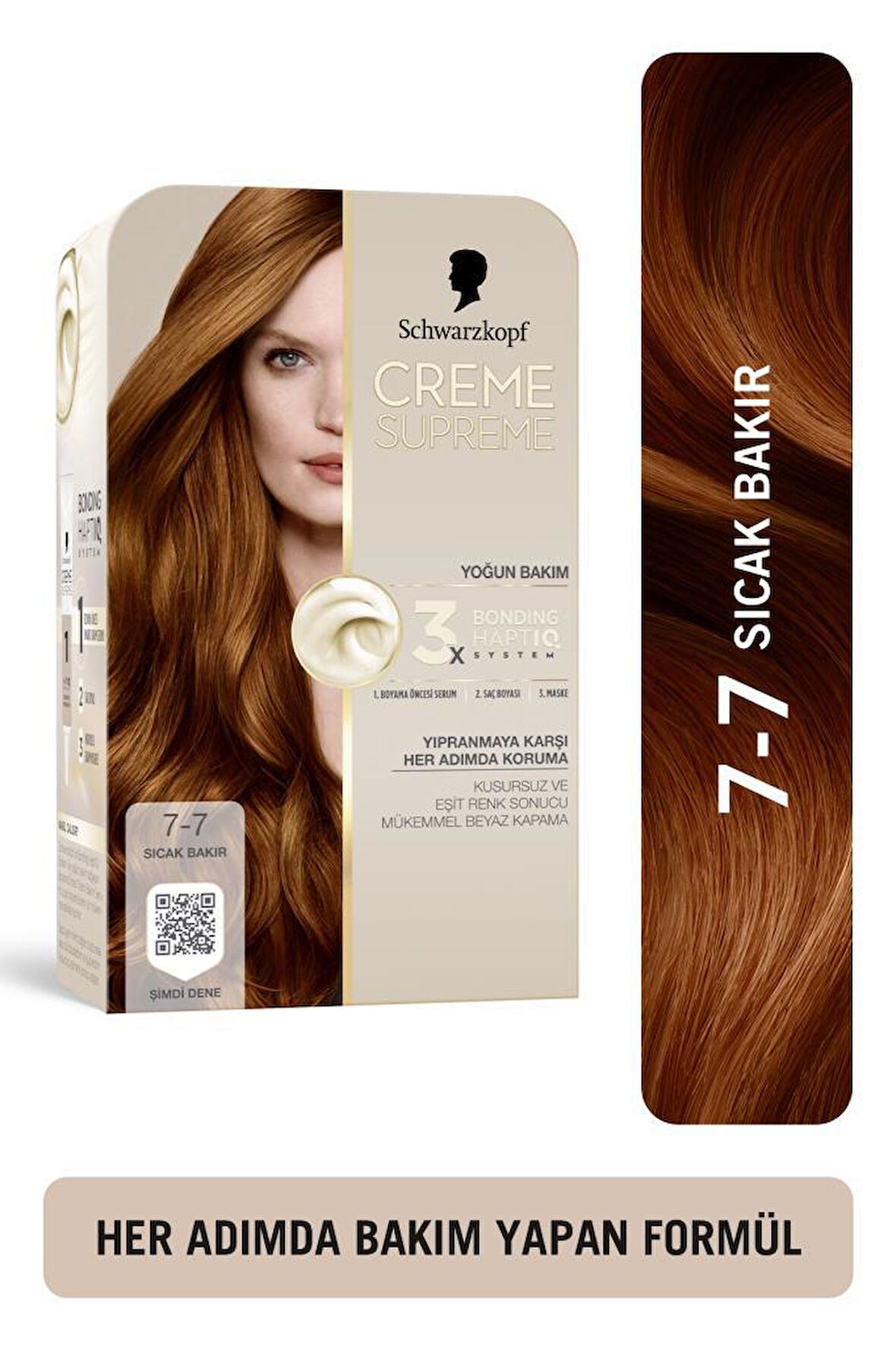 Creme Supreme Full Kit 7-7 Sıcak Bakır 