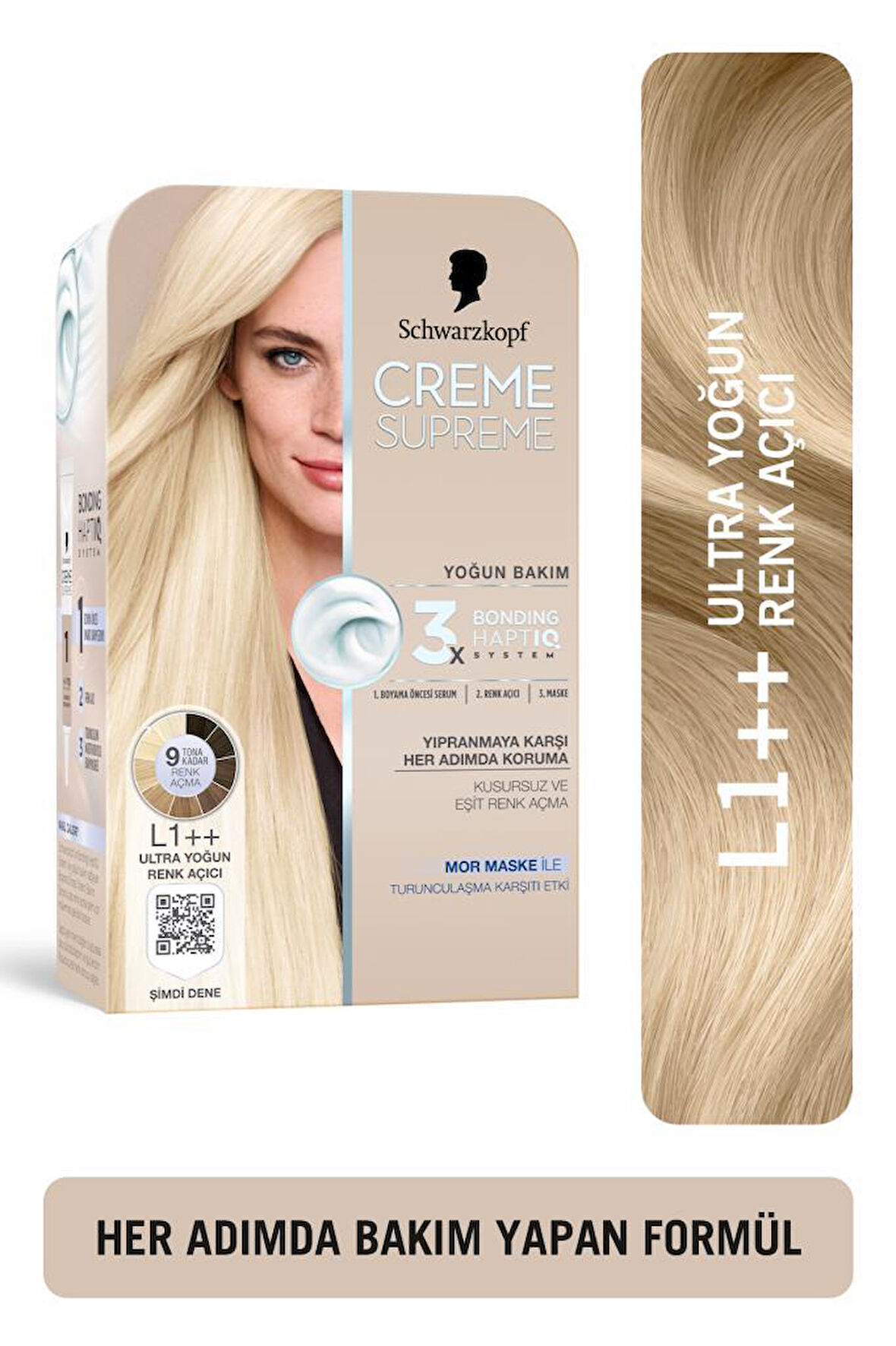 Creme Supreme Full Kit L1++ Ultra Yoğun Renk Açıcı