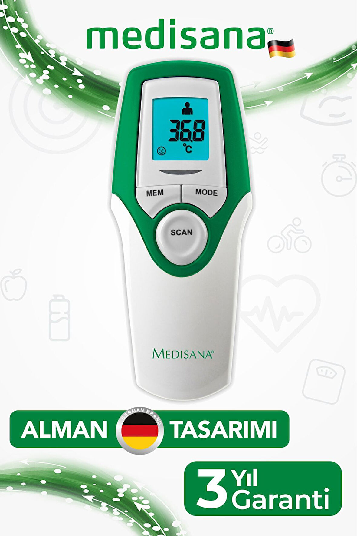 Medisana 48610 Kızılötesi Uzaktan Ateş Ölçer